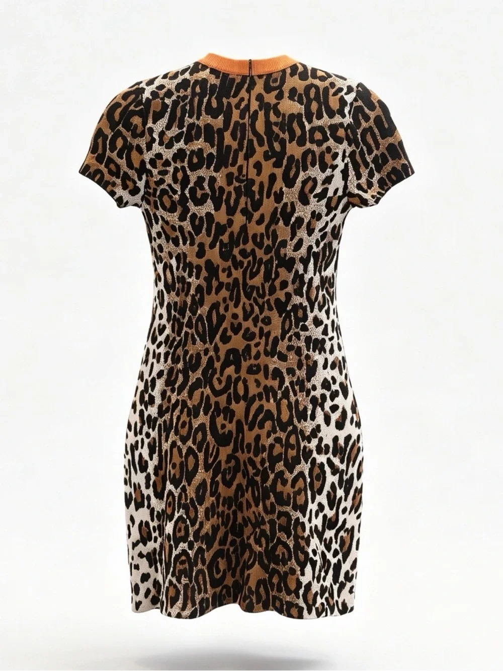 ‼️WOW‼️🖤🧡🤎Stella McCartney Leopard dress! IT 40 NWOT!